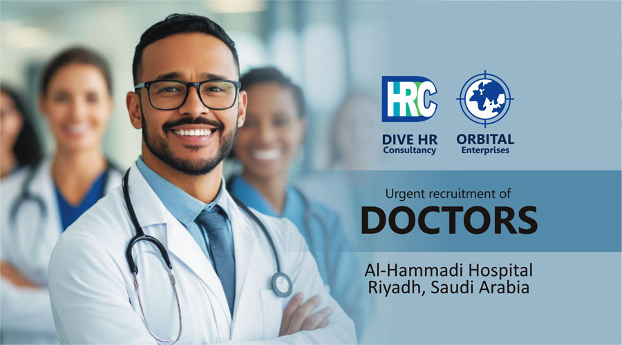 Recruitment of Doctors at Al-Hammadi Hospital, Saudi Arabia
