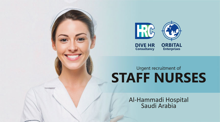Recruitment of Staff Nurses at Al-Hammadi Hospital, Saudi Arabia